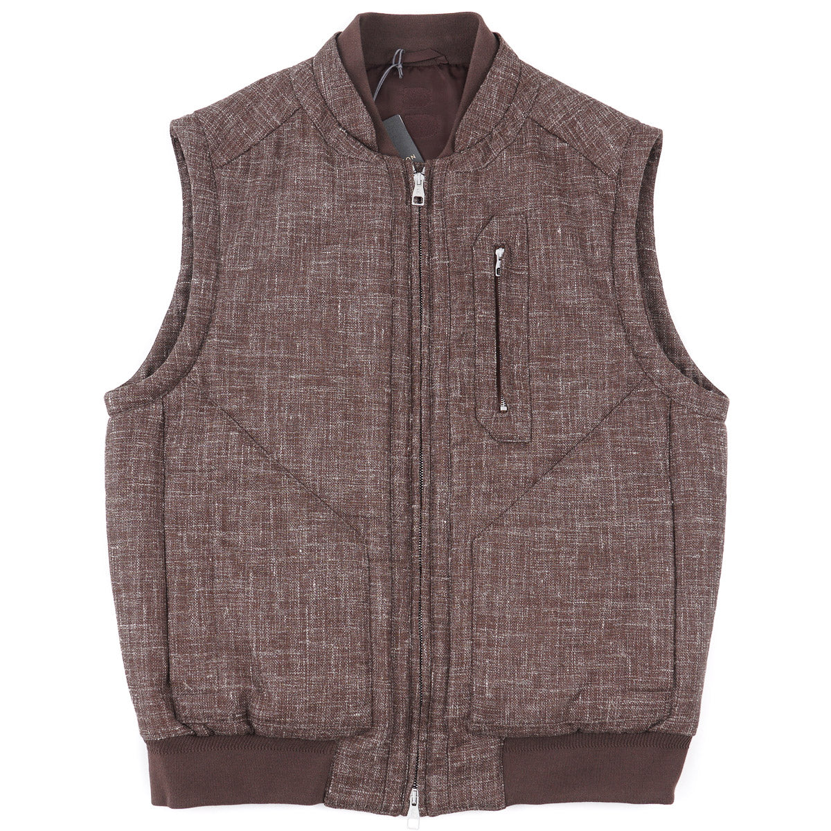 Brett Johnson Wool Silk and Linen Vest - Top Shelf Apparel