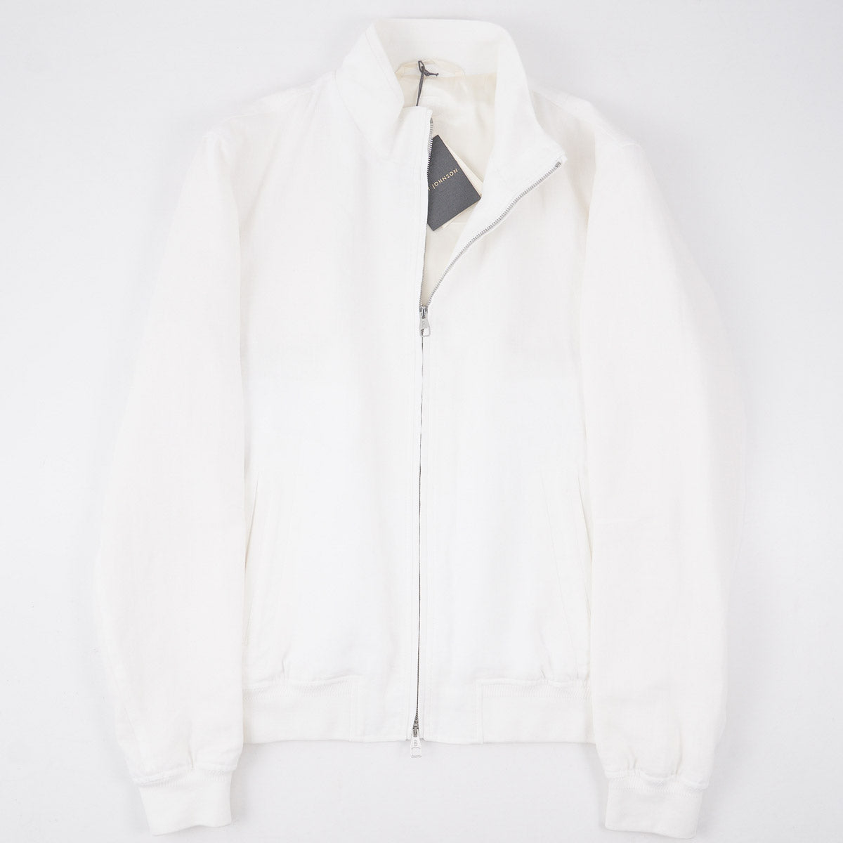 Brett Johnson Linen Bomber Jacket