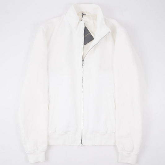 Brett Johnson Linen Bomber Jacket