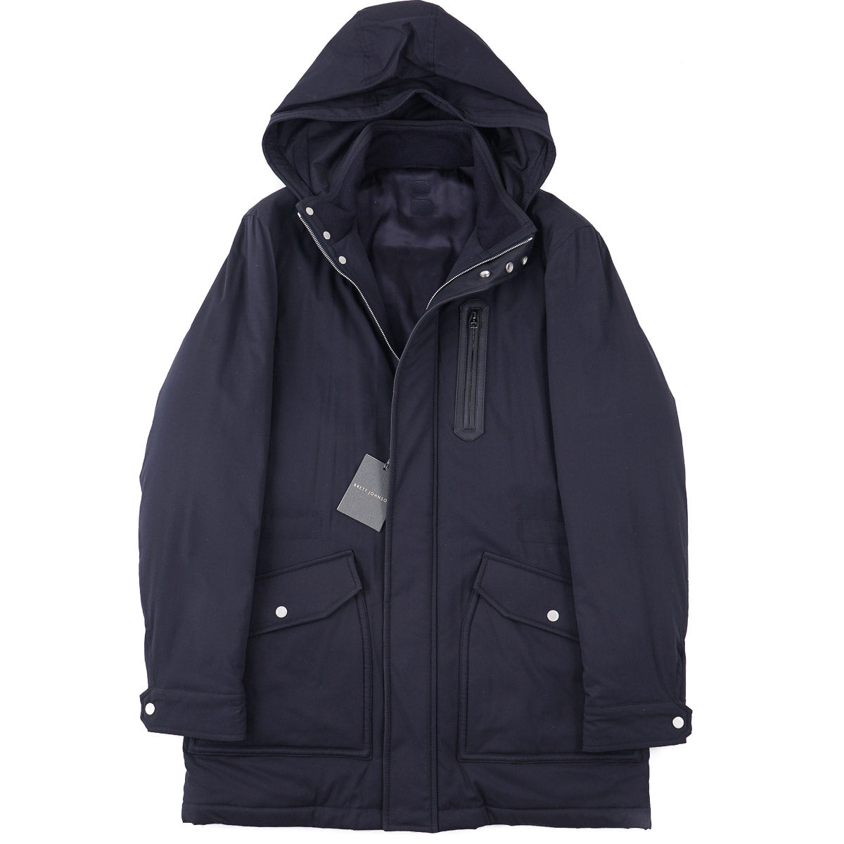 Brett Johnson 'St Moritz' Silk Parka