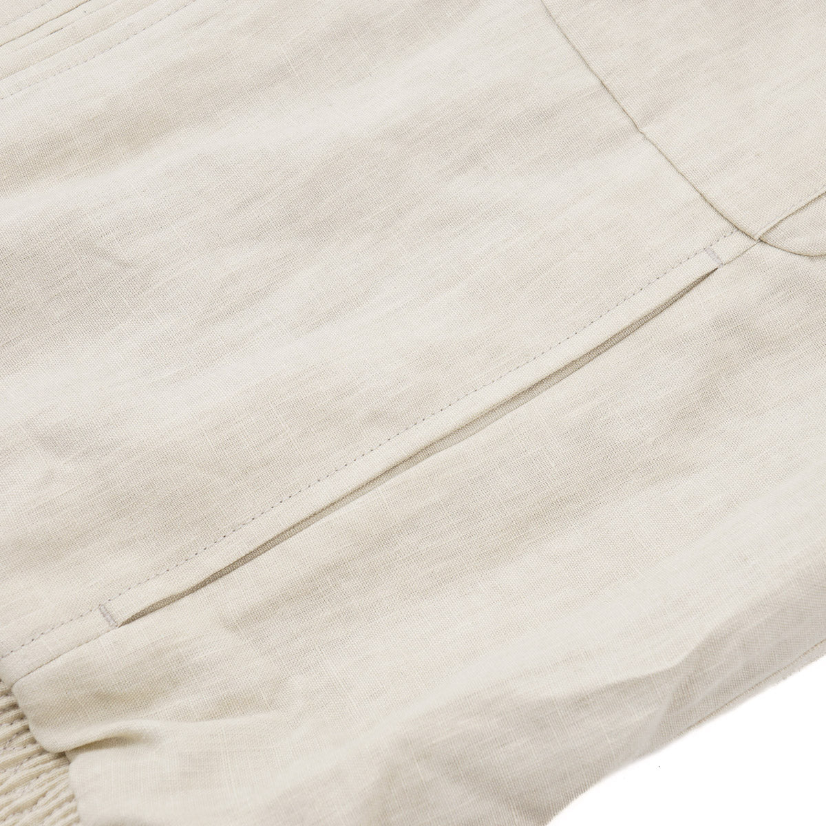 Brett Johnson Hooded Linen Gilet Vest