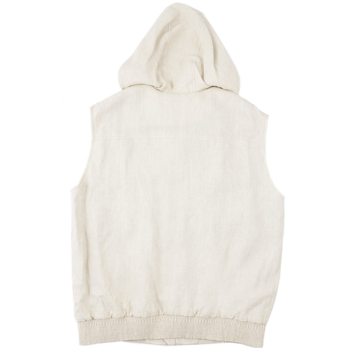 Brett Johnson Hooded Linen Gilet Vest