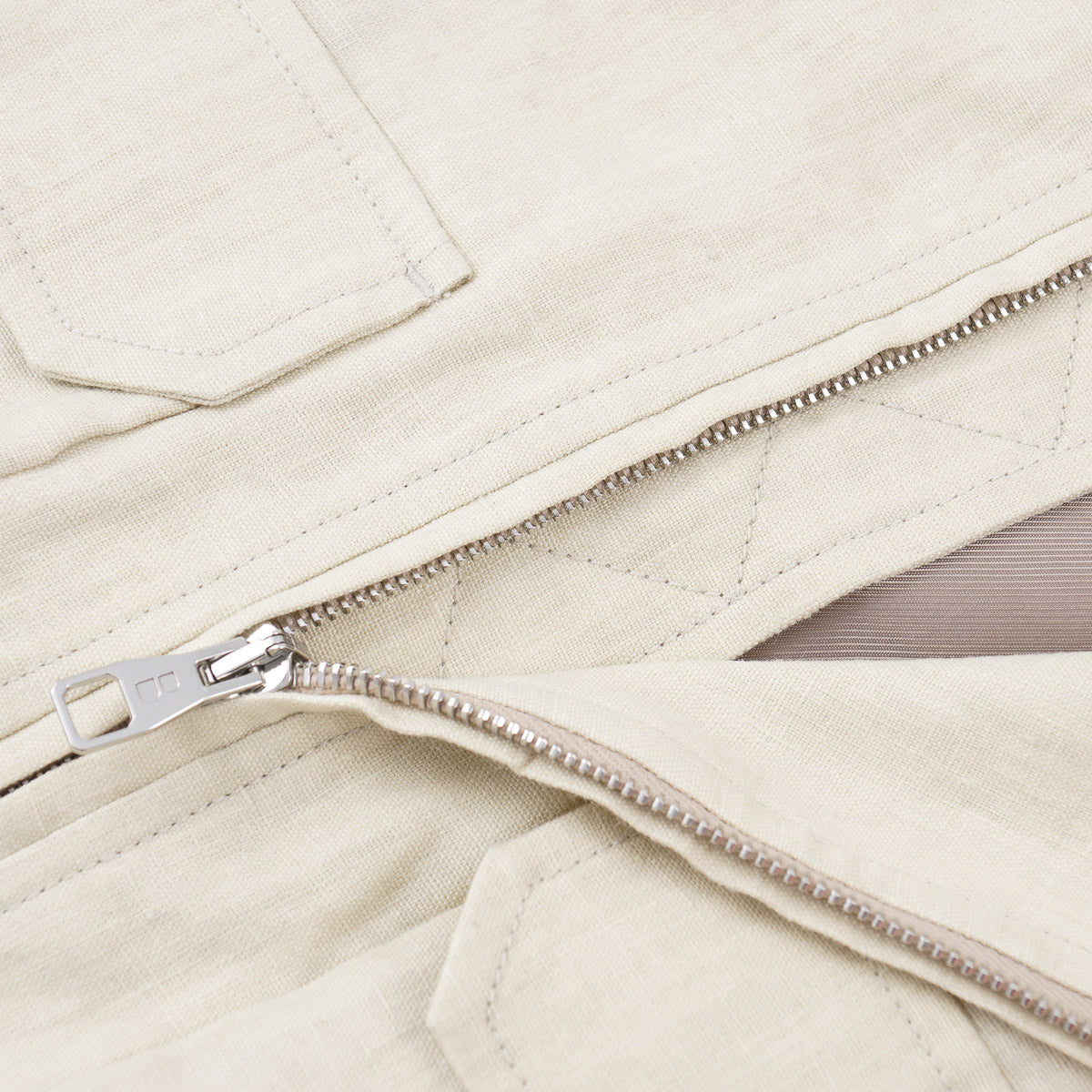 Brett Johnson Hooded Linen Gilet Vest