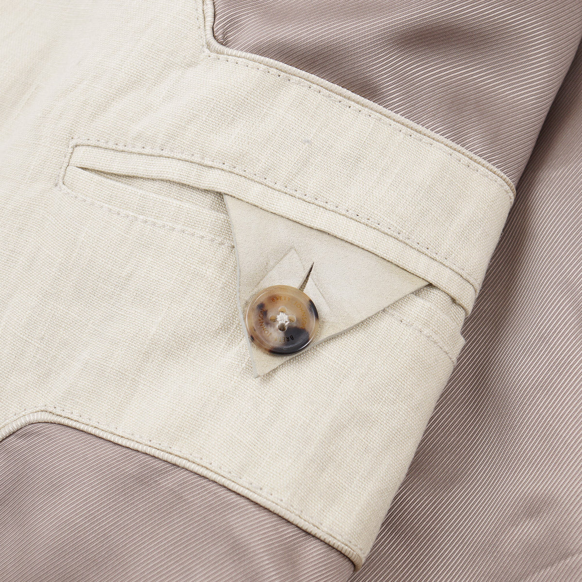 Brett Johnson Hooded Linen Gilet Vest