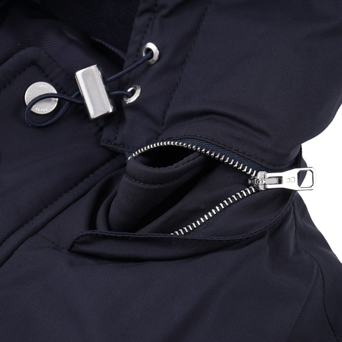 Brett Johnson 'St Moritz' Silk Parka