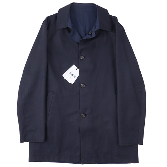 Manto Reversible Light Cashmere-Silk Coat