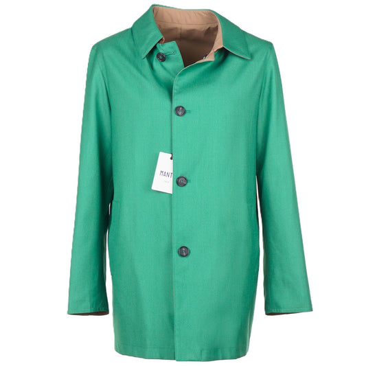 Manto Reversible Light Wool-Silk Coat