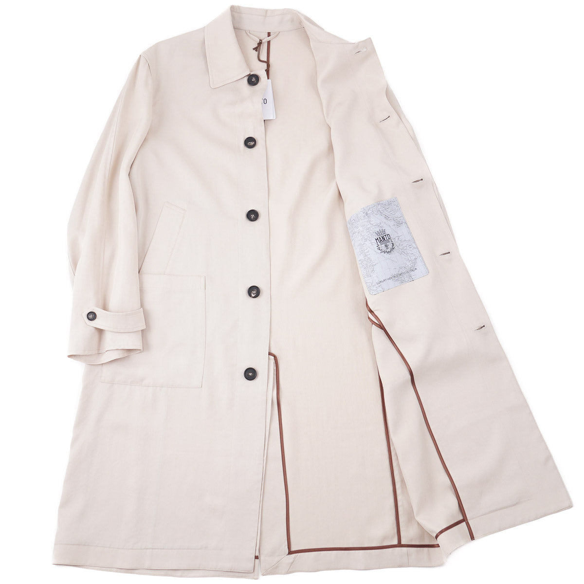 Manto Lightweight Microfiber Overcoat