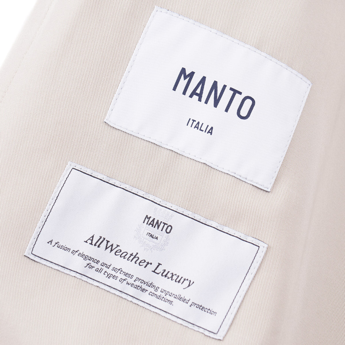 Manto Lightweight Microfiber Overcoat