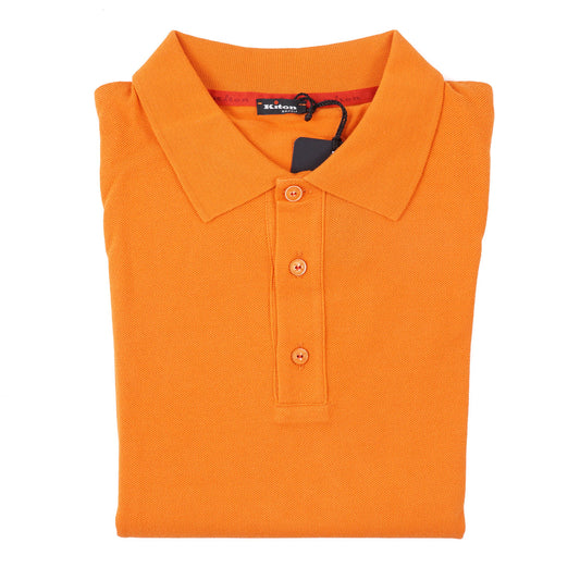 Kiton Slim-Fit Pique Cotton Polo Shirt - Top Shelf Apparel