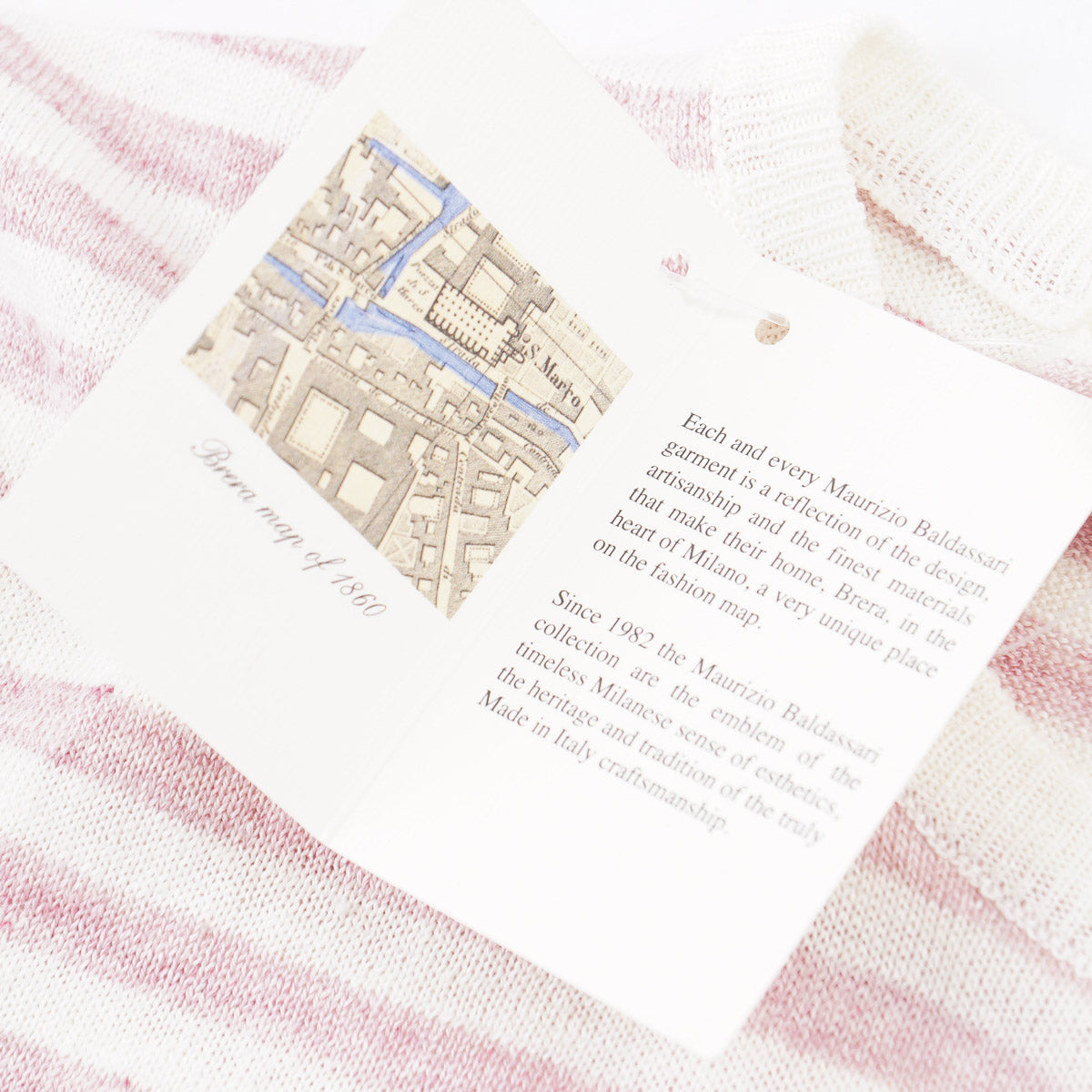 Maurizio Baldassari Linen T-Shirt Sweater - Top Shelf Apparel