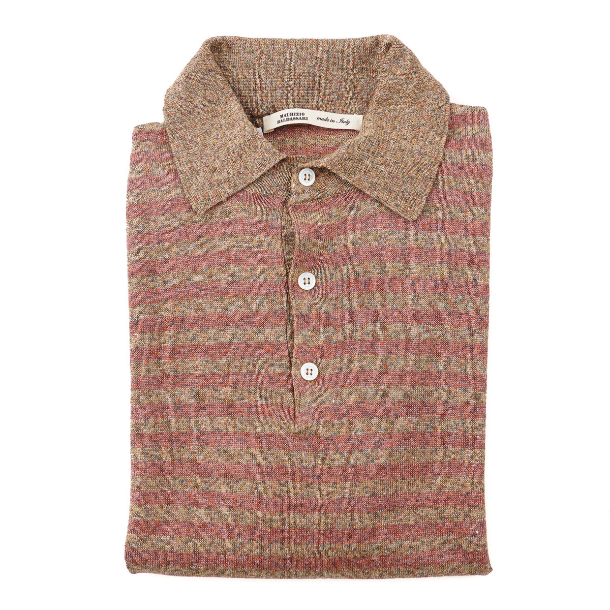Maurizio Baldassari Linen Polo Shirt - Top Shelf Apparel