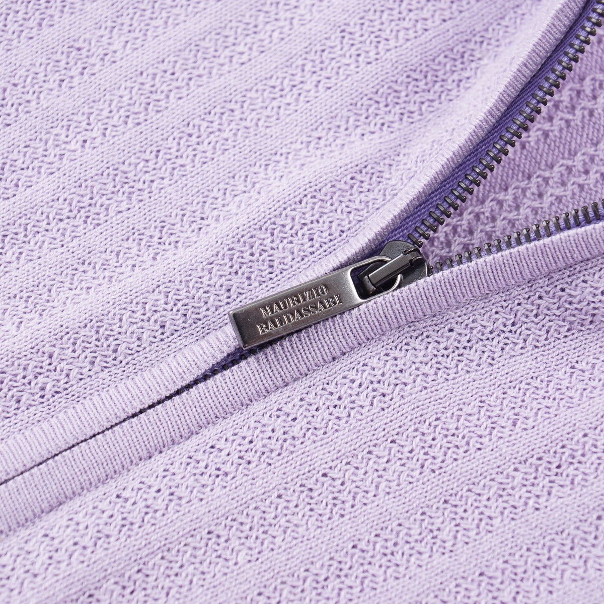 Maurizio Baldassari Silk-Cotton Polo Shirt - Top Shelf Apparel