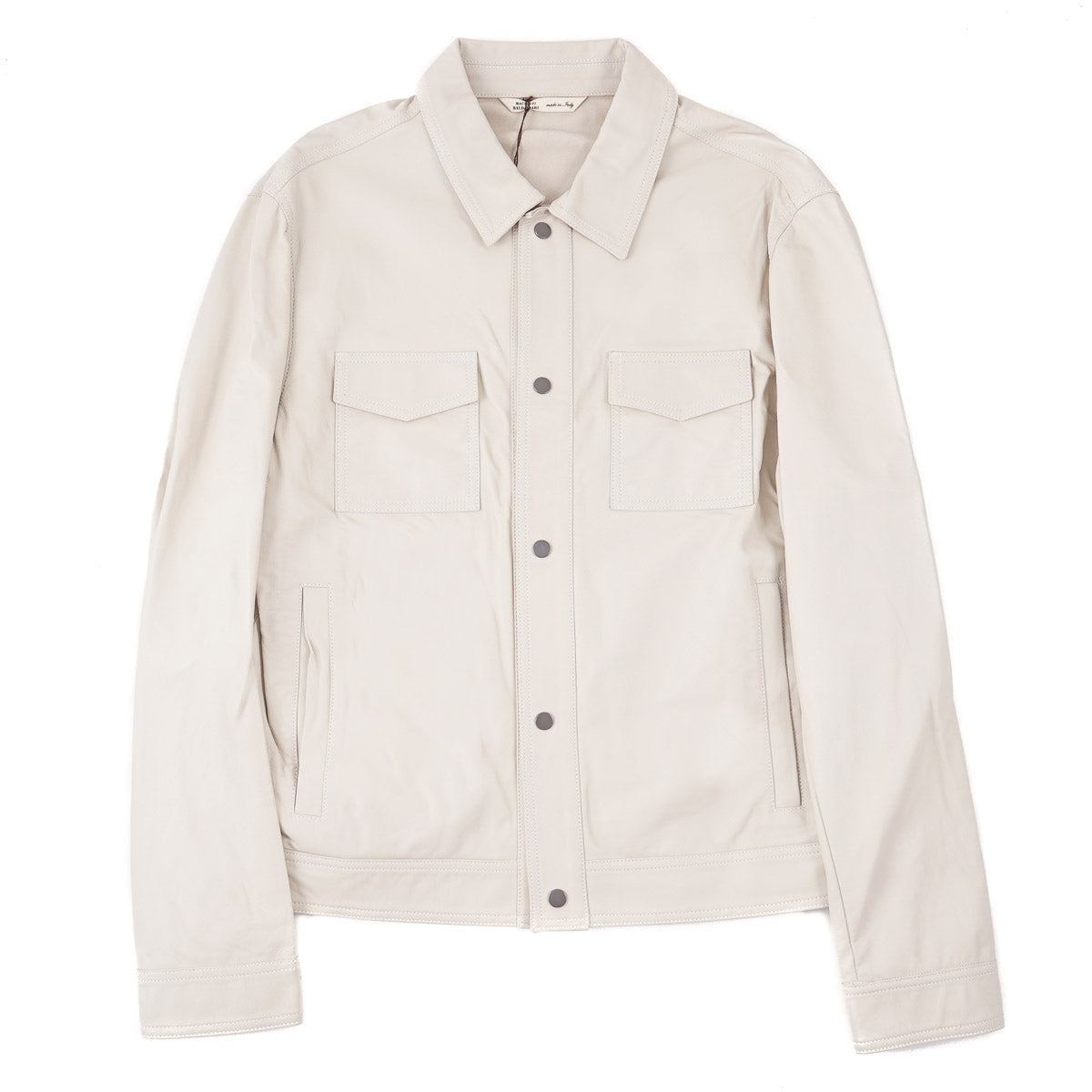 Maurizio Baldassari Nappa Leather Jacket - Top Shelf Apparel