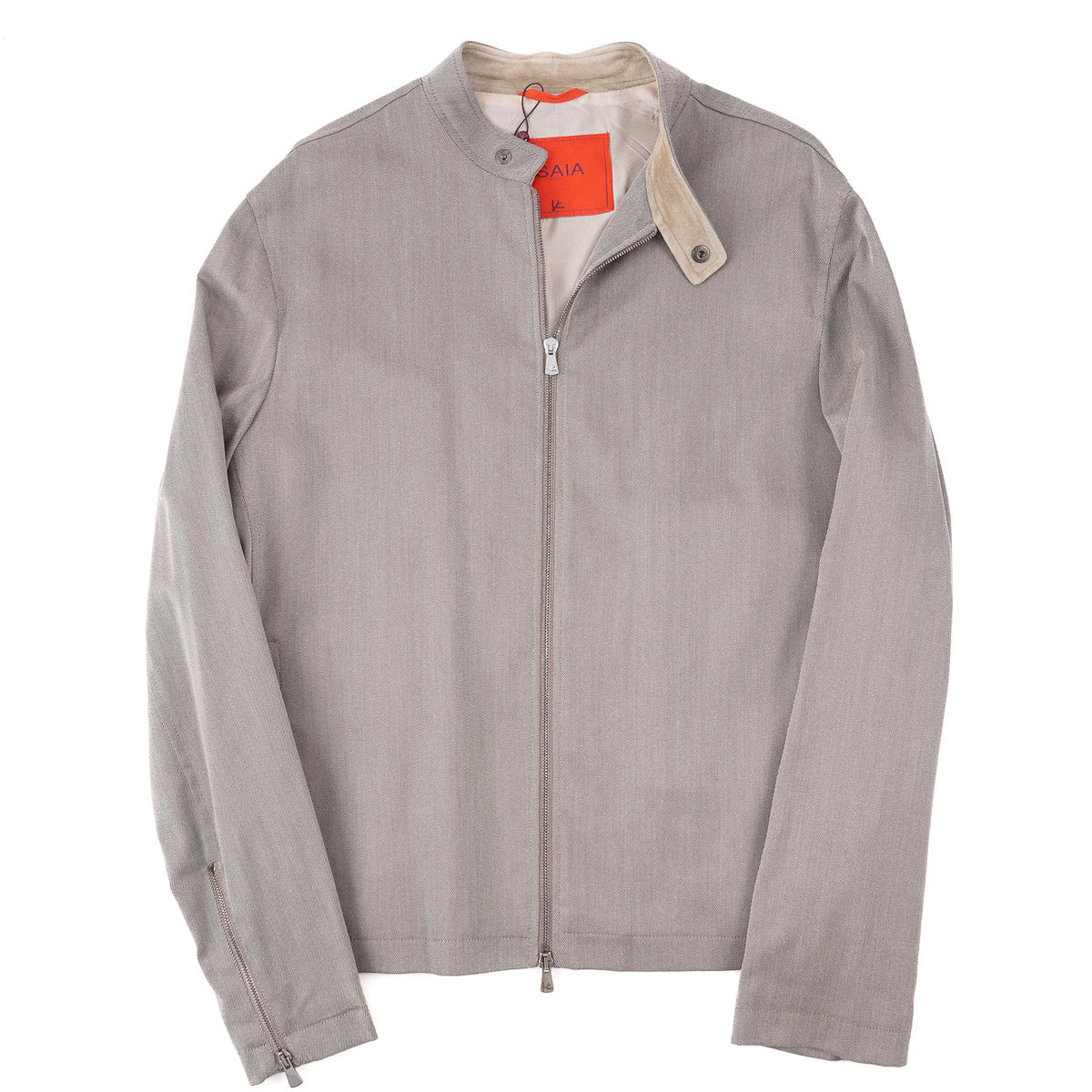 Isaia Technical Cashmere Moto Jacket - Top Shelf Apparel