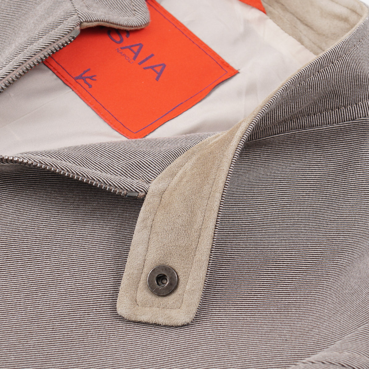 Isaia Technical Cashmere Moto Jacket - Top Shelf Apparel