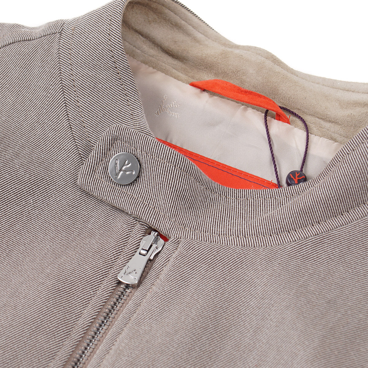 Isaia Technical Cashmere Moto Jacket - Top Shelf Apparel