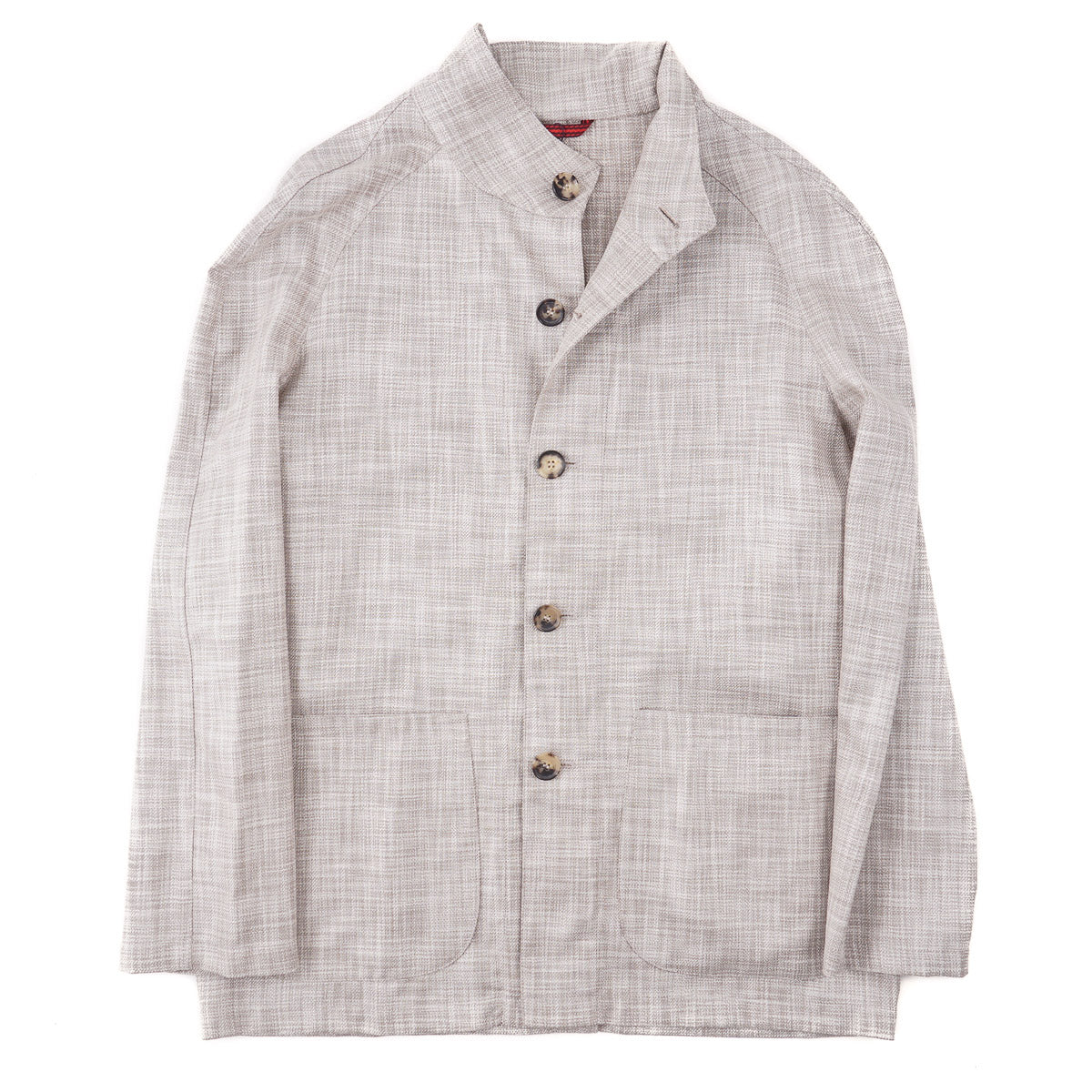Isaia Wool-Cotton-Silk Light Jacket - Top Shelf Apparel