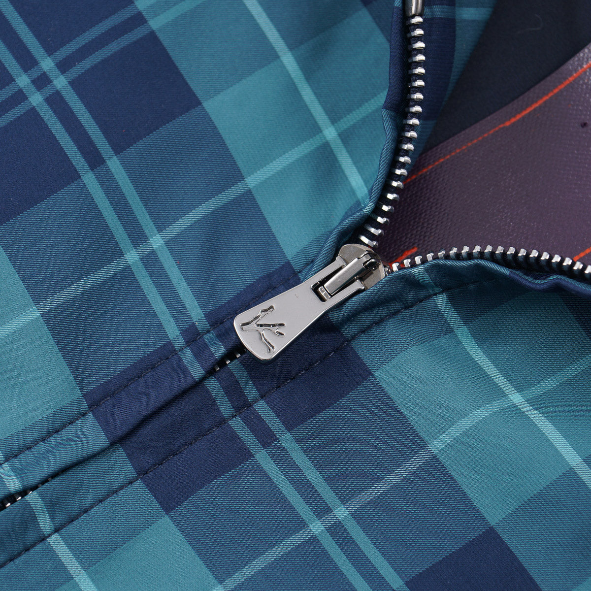 Isaia Tartan Aqua Fabric Jacket - Top Shelf Apparel