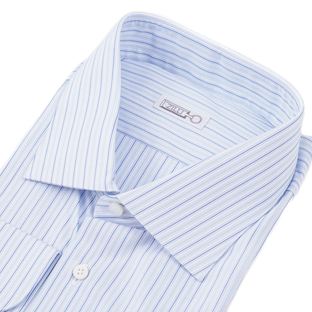 Zilli Tailored-Fit Cotton Dress Shirt - Top Shelf Apparel