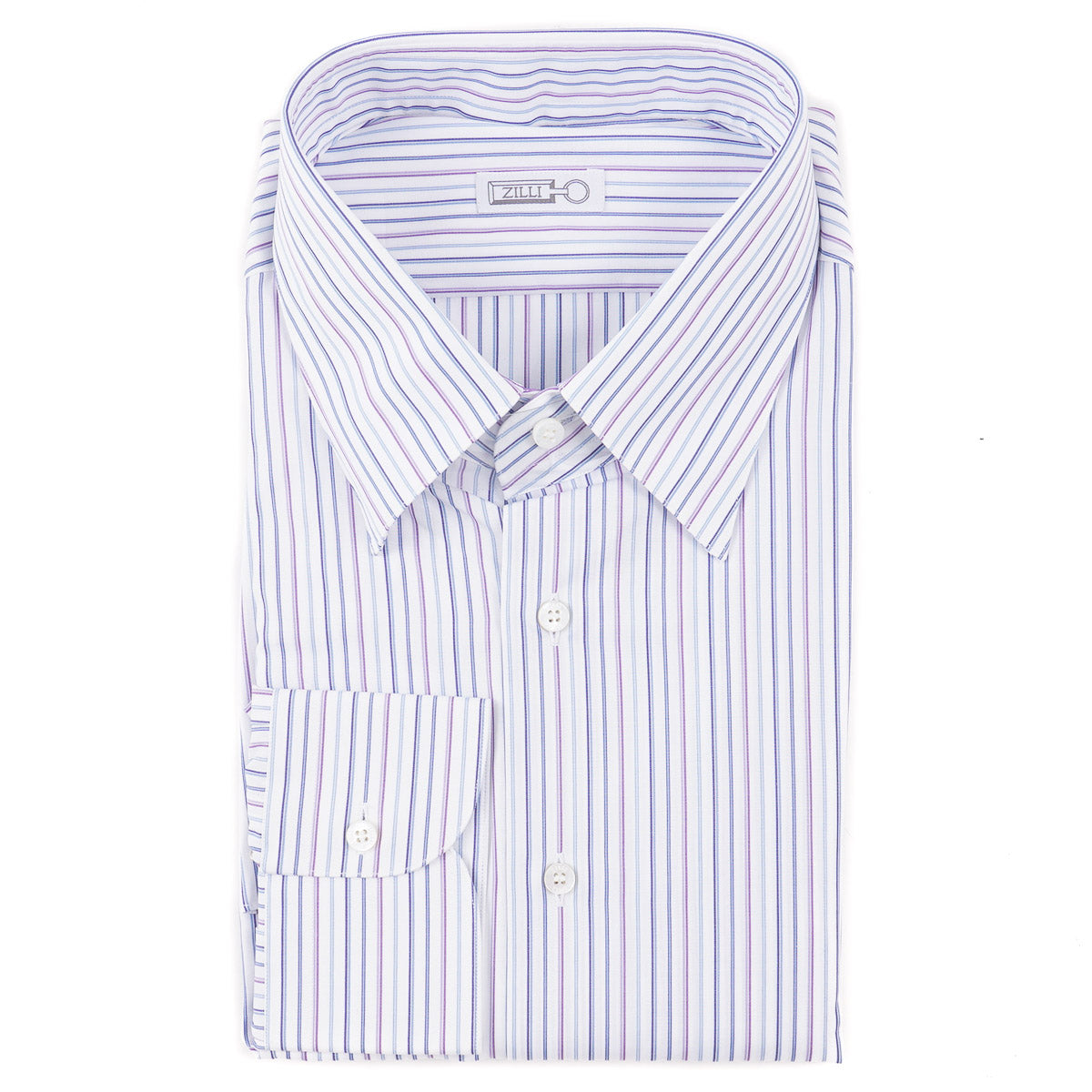 Zilli Tailored-Fit Cotton Dress Shirt - Top Shelf Apparel