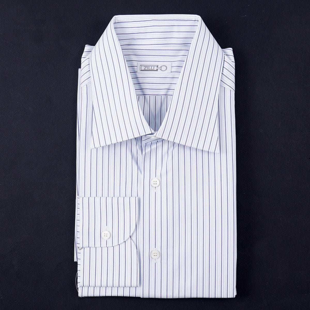 Zilli Tailored-Fit Cotton Dress Shirt - Top Shelf Apparel