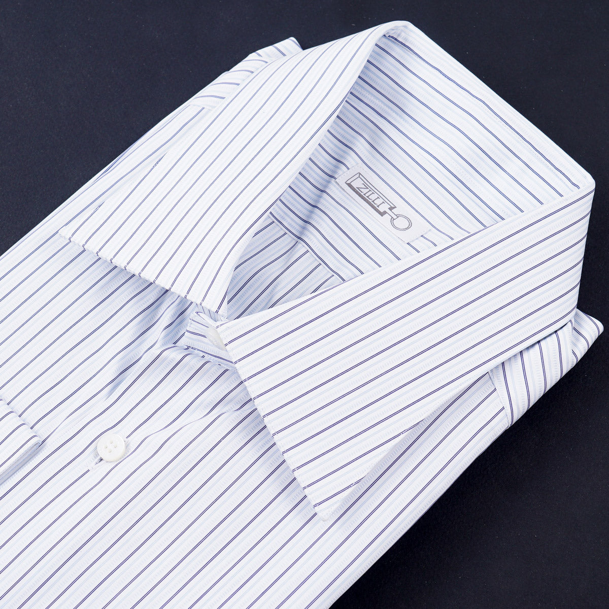 Zilli Tailored-Fit Cotton Dress Shirt - Top Shelf Apparel