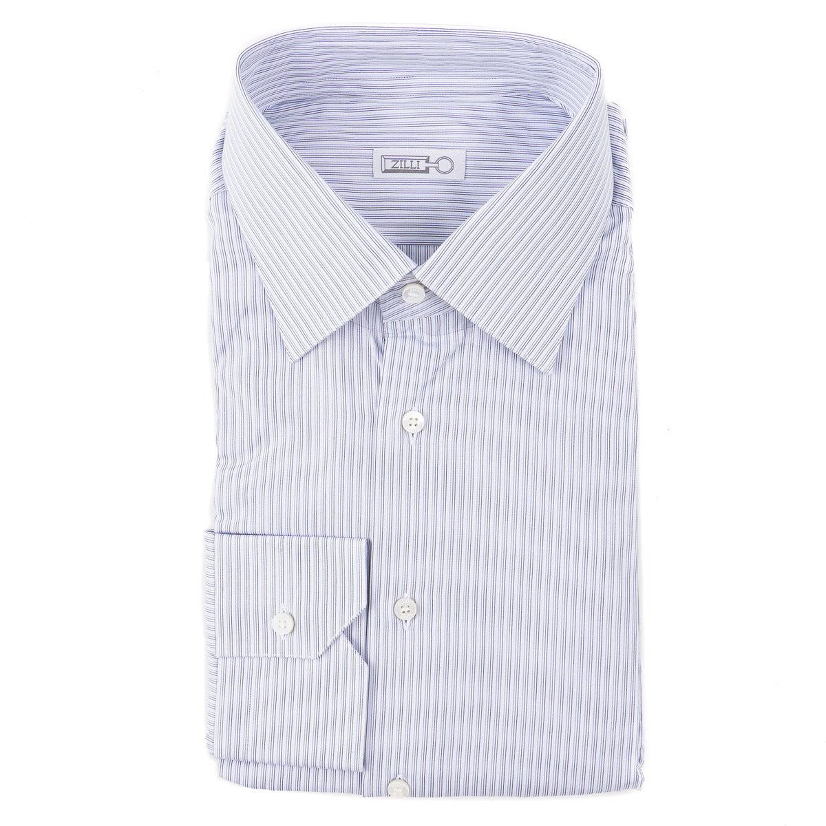 Zilli Tailored-Fit Cotton Dress Shirt - Top Shelf Apparel