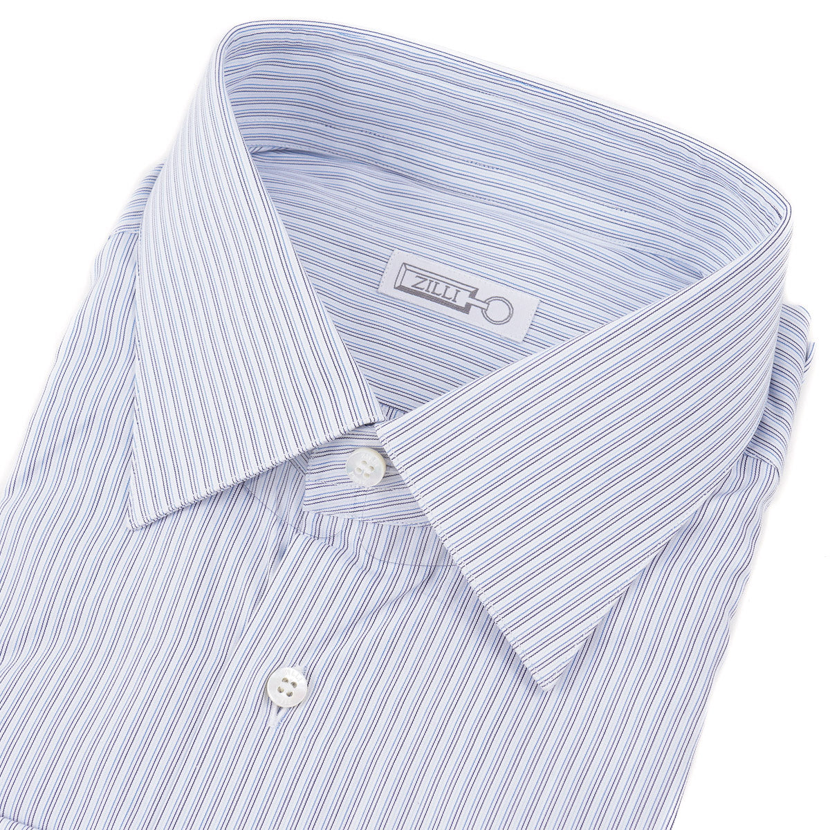 Zilli Tailored-Fit Cotton Dress Shirt - Top Shelf Apparel
