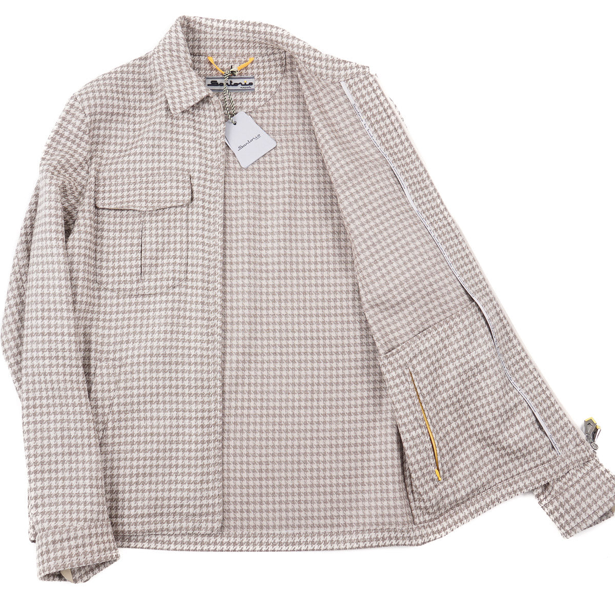 Sartorio Woven Wool-Silk-Linen Jacket - Top Shelf Apparel