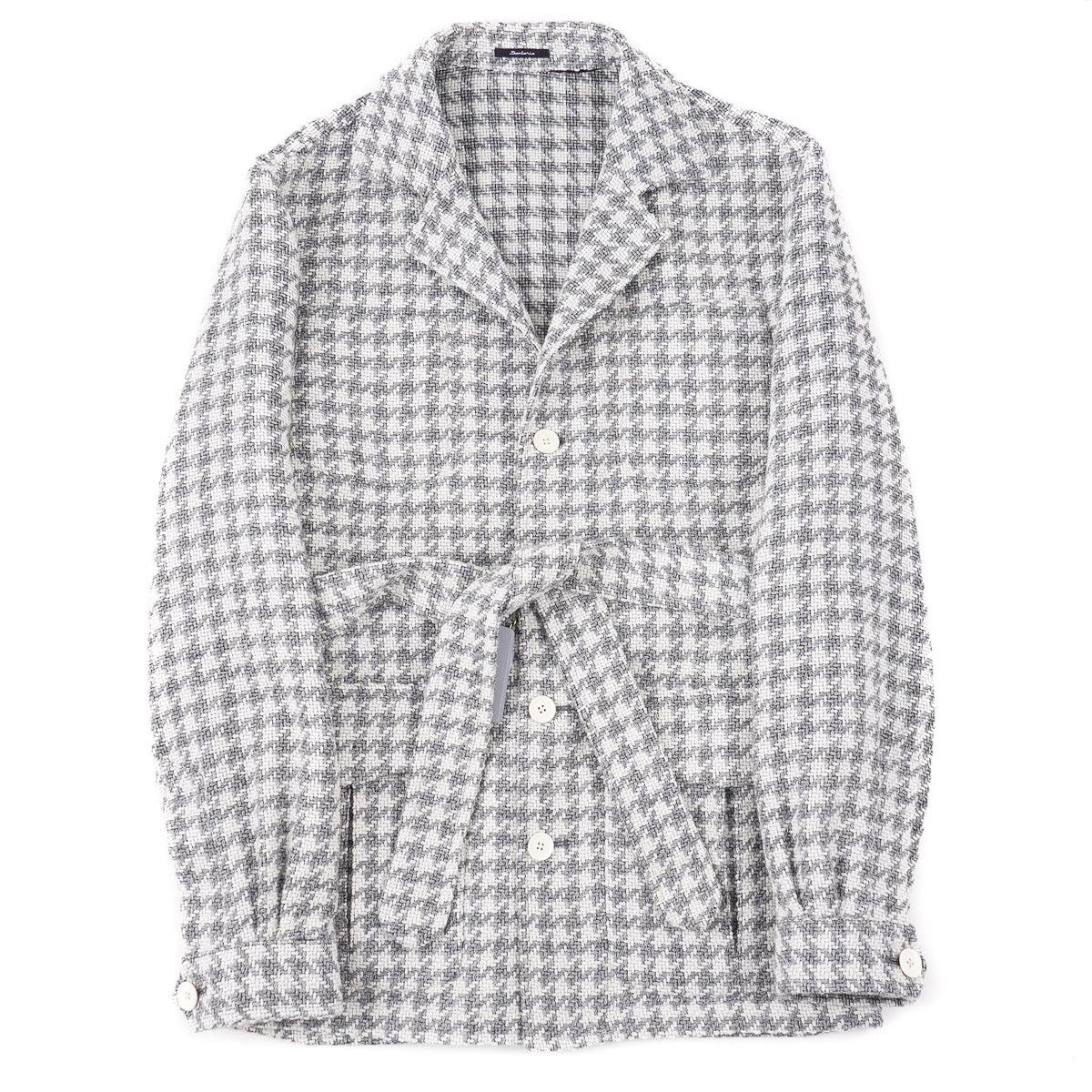 Sartorio Houndstooth Alpaca Field Jacket - Top Shelf Apparel