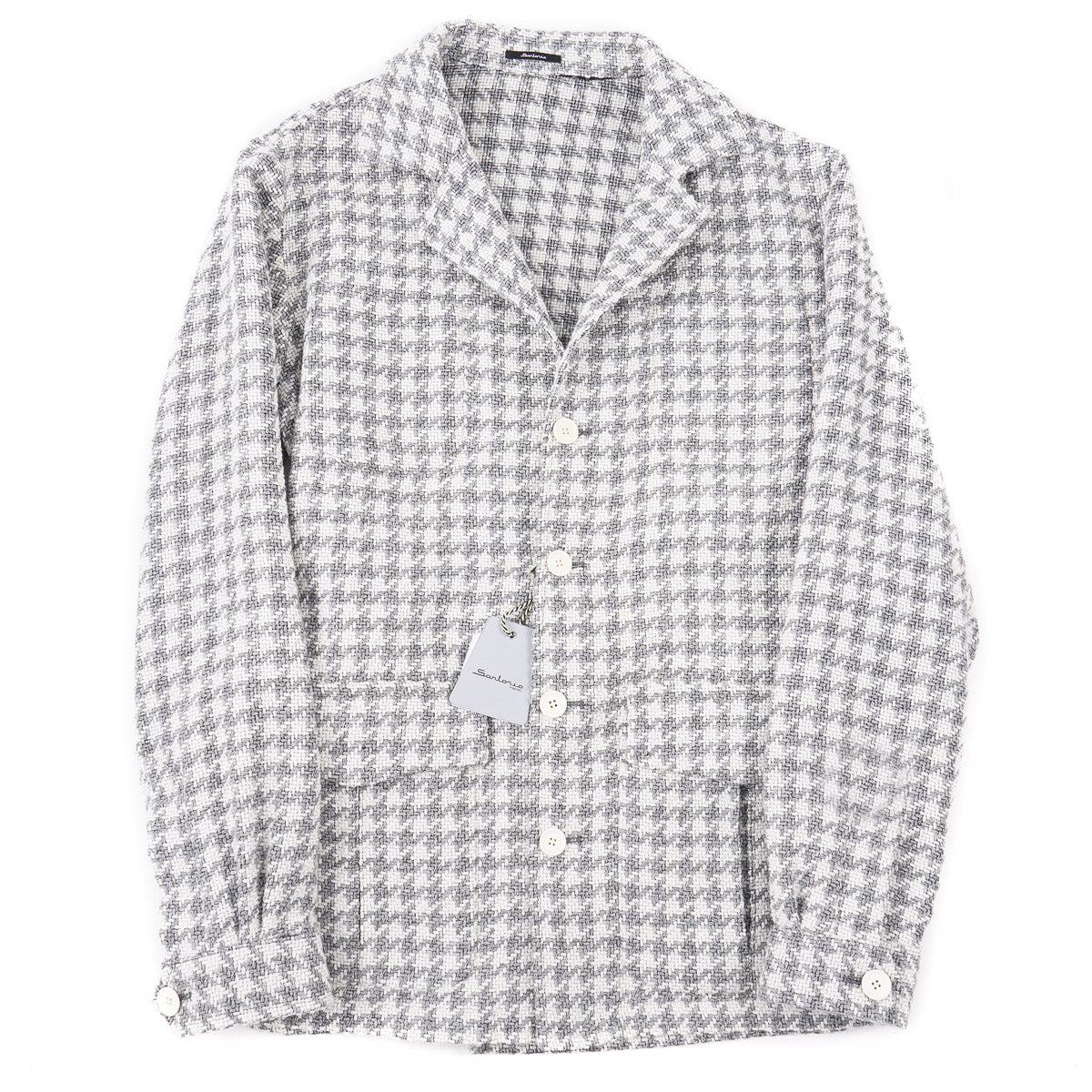 Sartorio Houndstooth Alpaca Field Jacket - Top Shelf Apparel