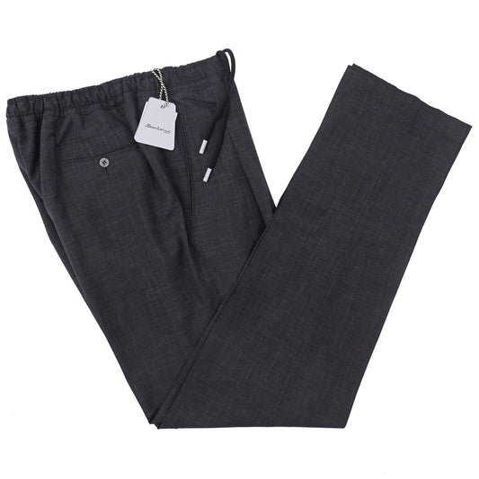 Sartorio Wool-Silk-Linen Drawstring Pants - Top Shelf Apparel