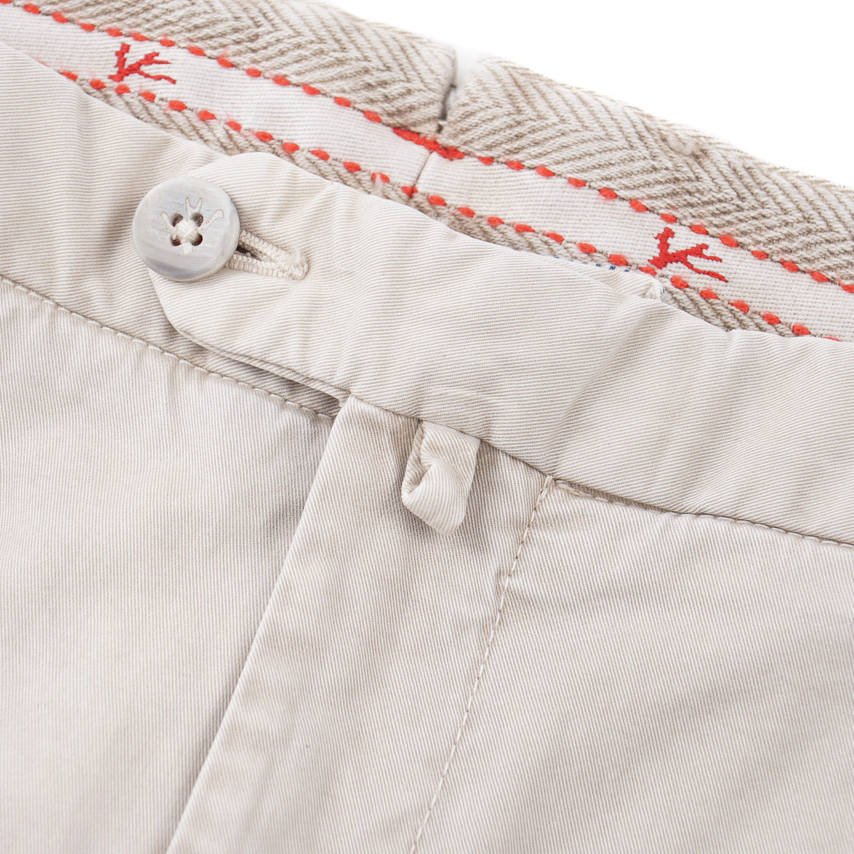 Isaia Slim-Fit Twill Cotton Chinos - Top Shelf Apparel