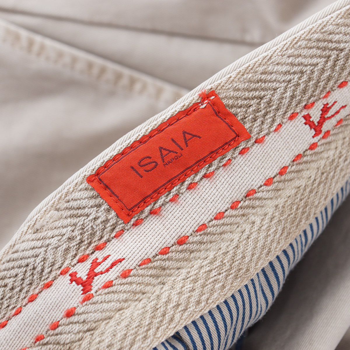 Isaia Slim-Fit Twill Cotton Chinos - Top Shelf Apparel