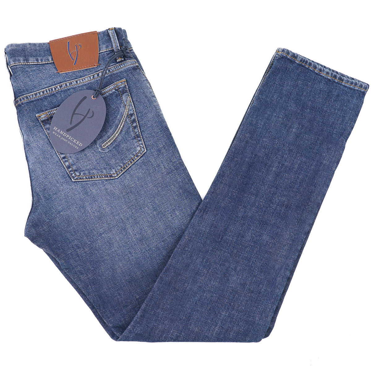 Handpicked 'Ravello' Slim-Fit Denim Jeans - Top Shelf Apparel