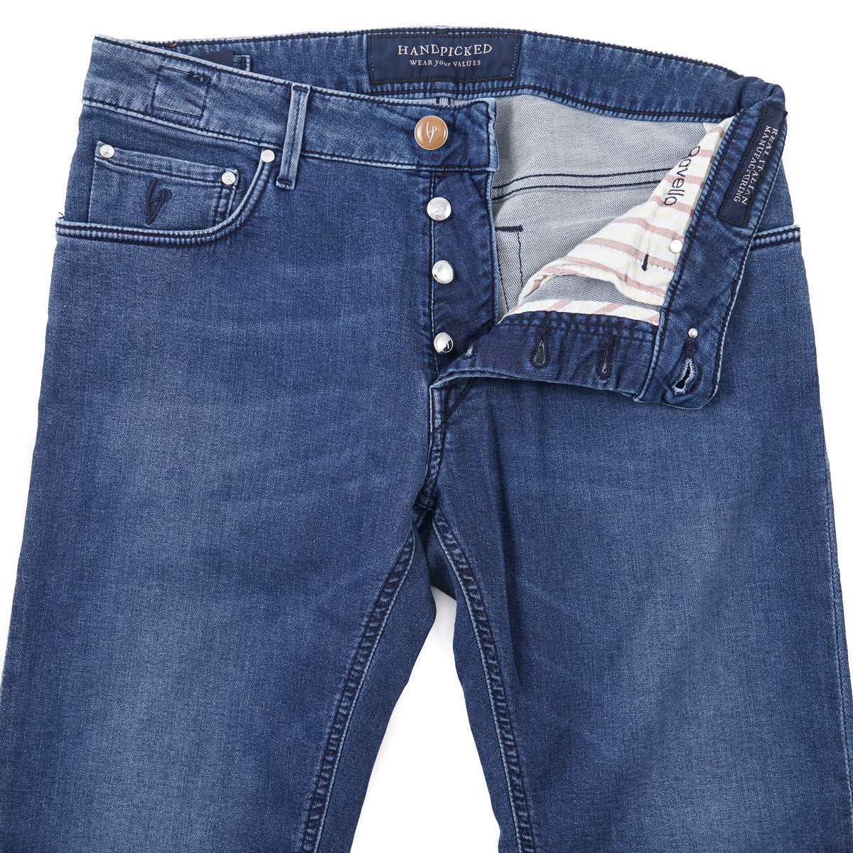 Handpicked 'Ravello' Slim-Fit Denim Jeans - Top Shelf Apparel