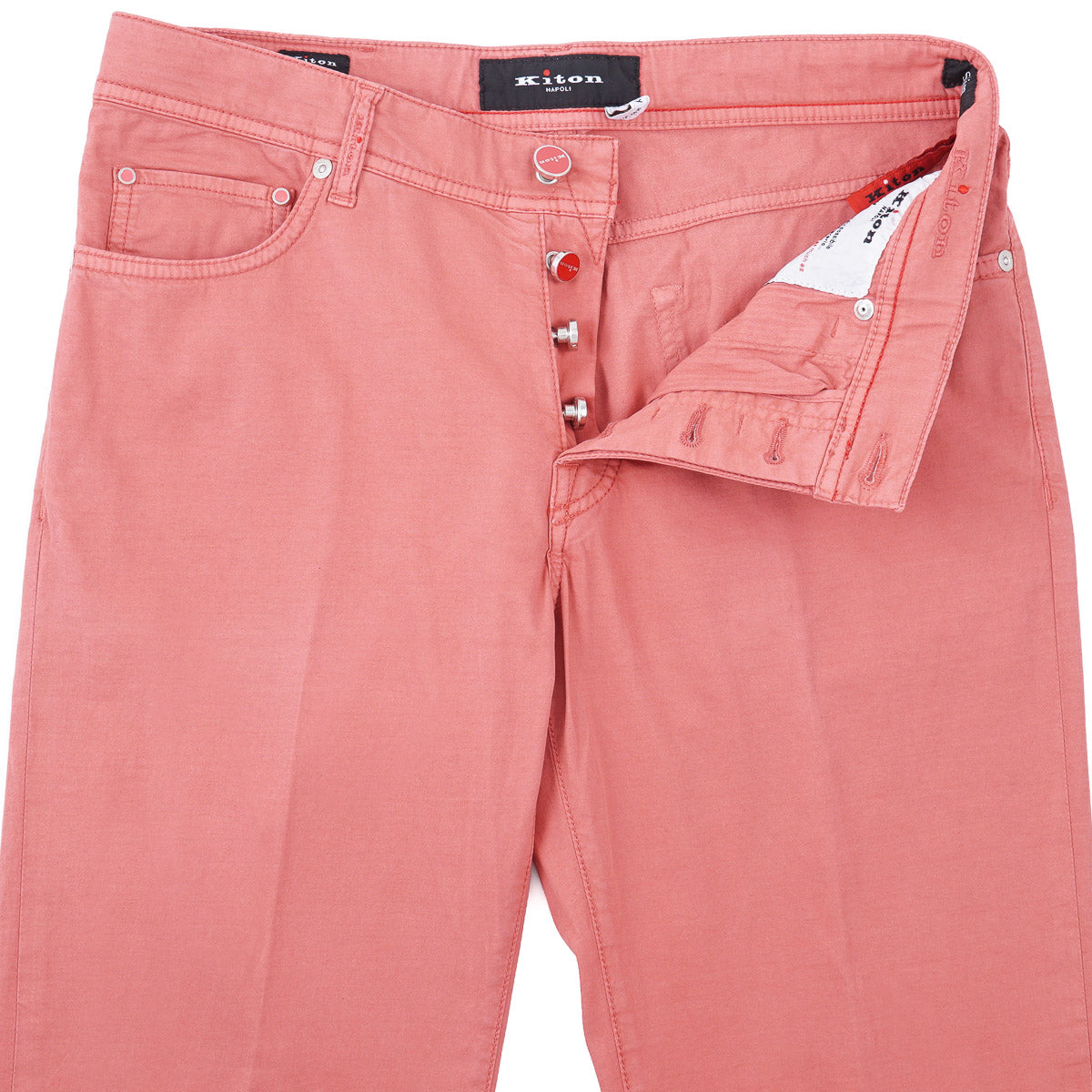 Kiton Lightweight 5-Pocket Cotton Pants - Top Shelf Apparel