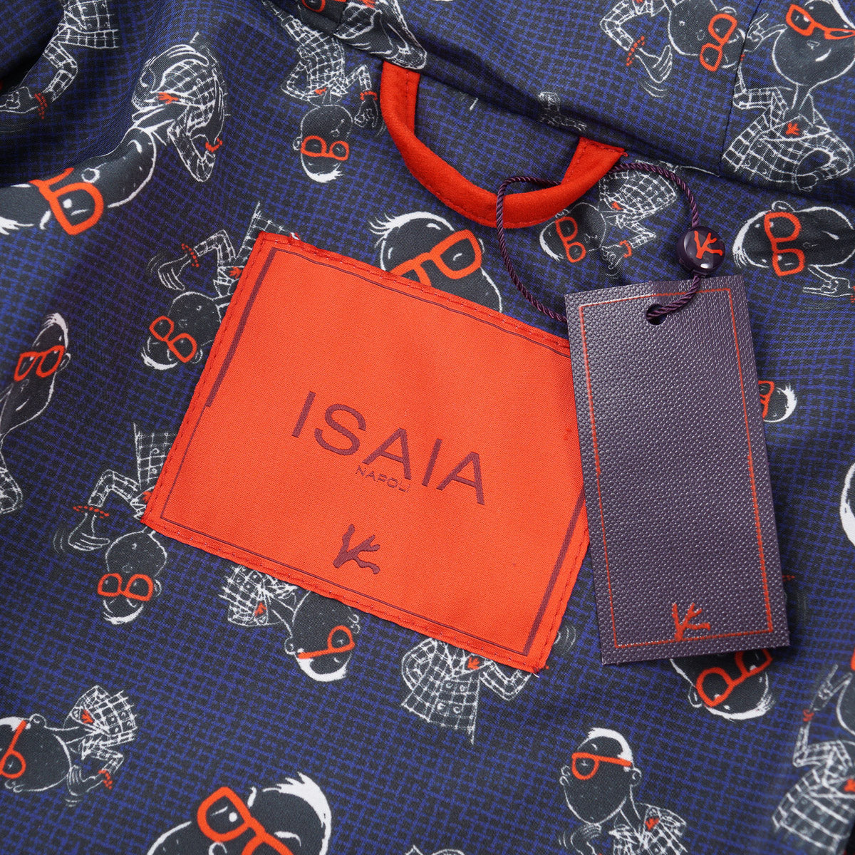 Isaia Aqua Fabric Hooded Jacket - Top Shelf Apparel