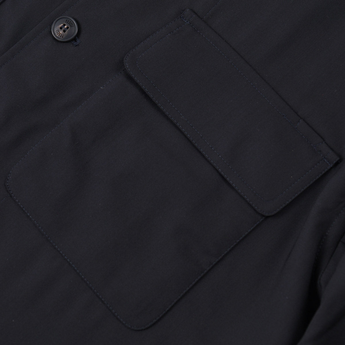 Fedeli Lightweight Wool Overshirt Jacket - Top Shelf Apparel