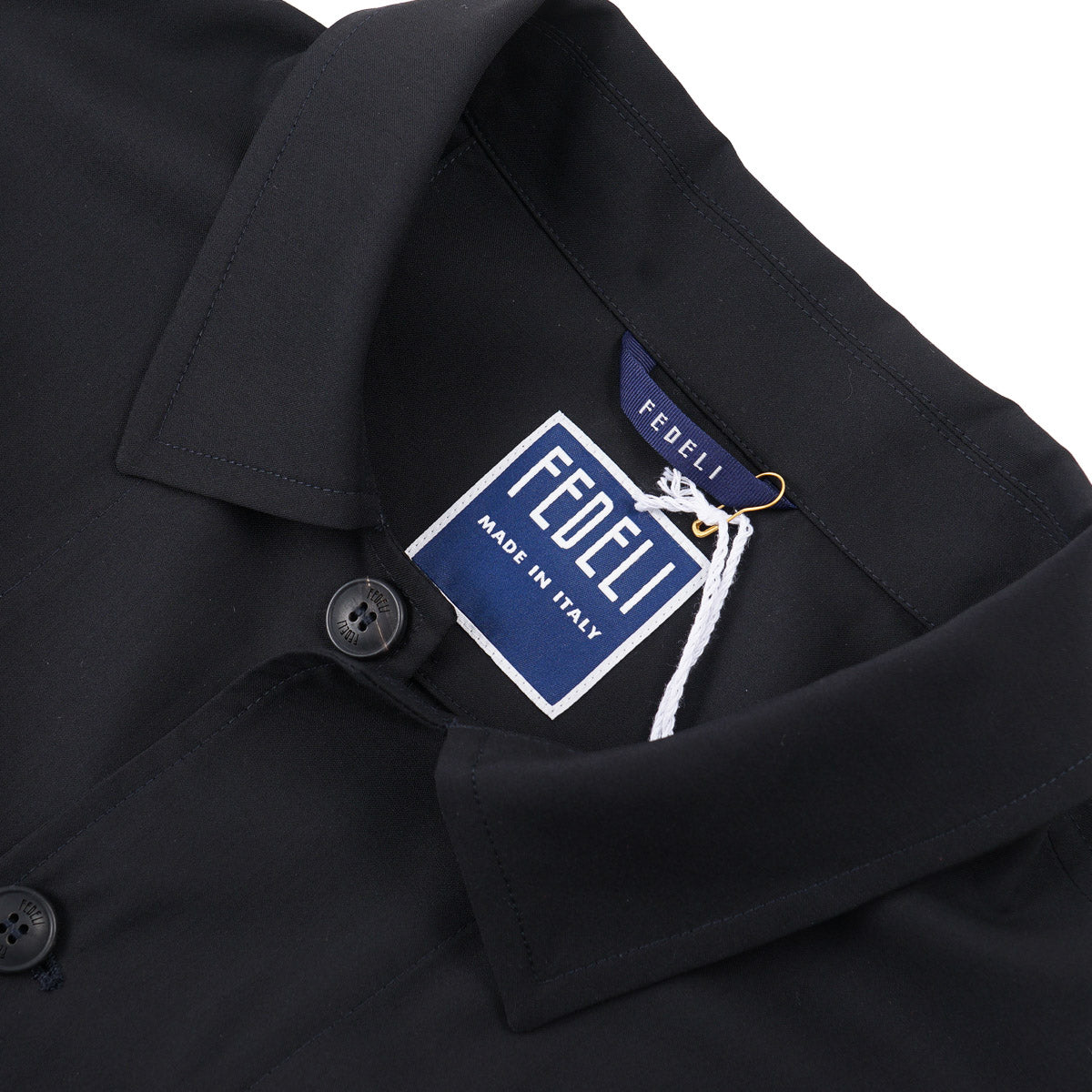 Fedeli Lightweight Wool Overshirt Jacket - Top Shelf Apparel
