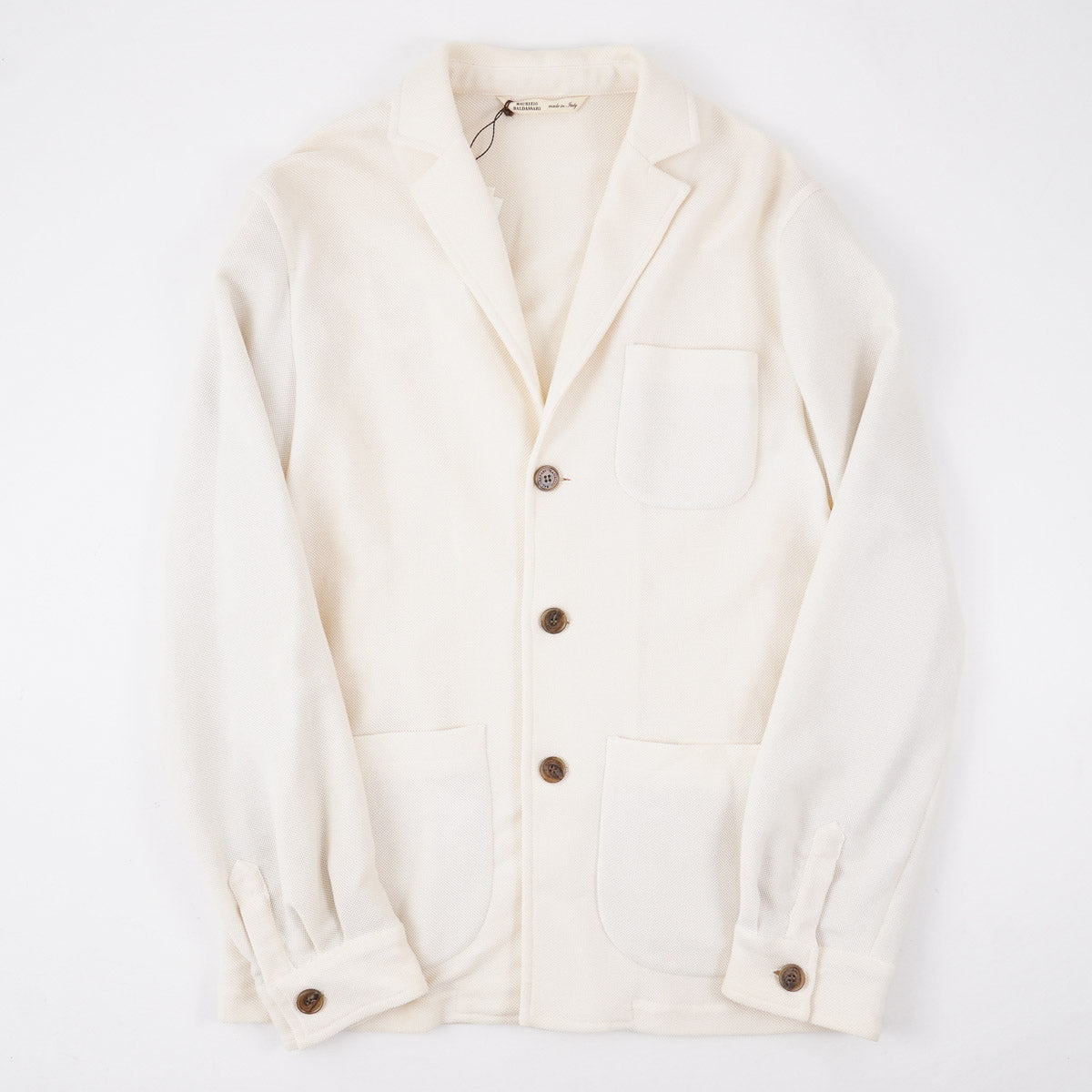 Maurizio Baldassari Knit Cotton-Cashmere Shacket - Top Shelf Apparel