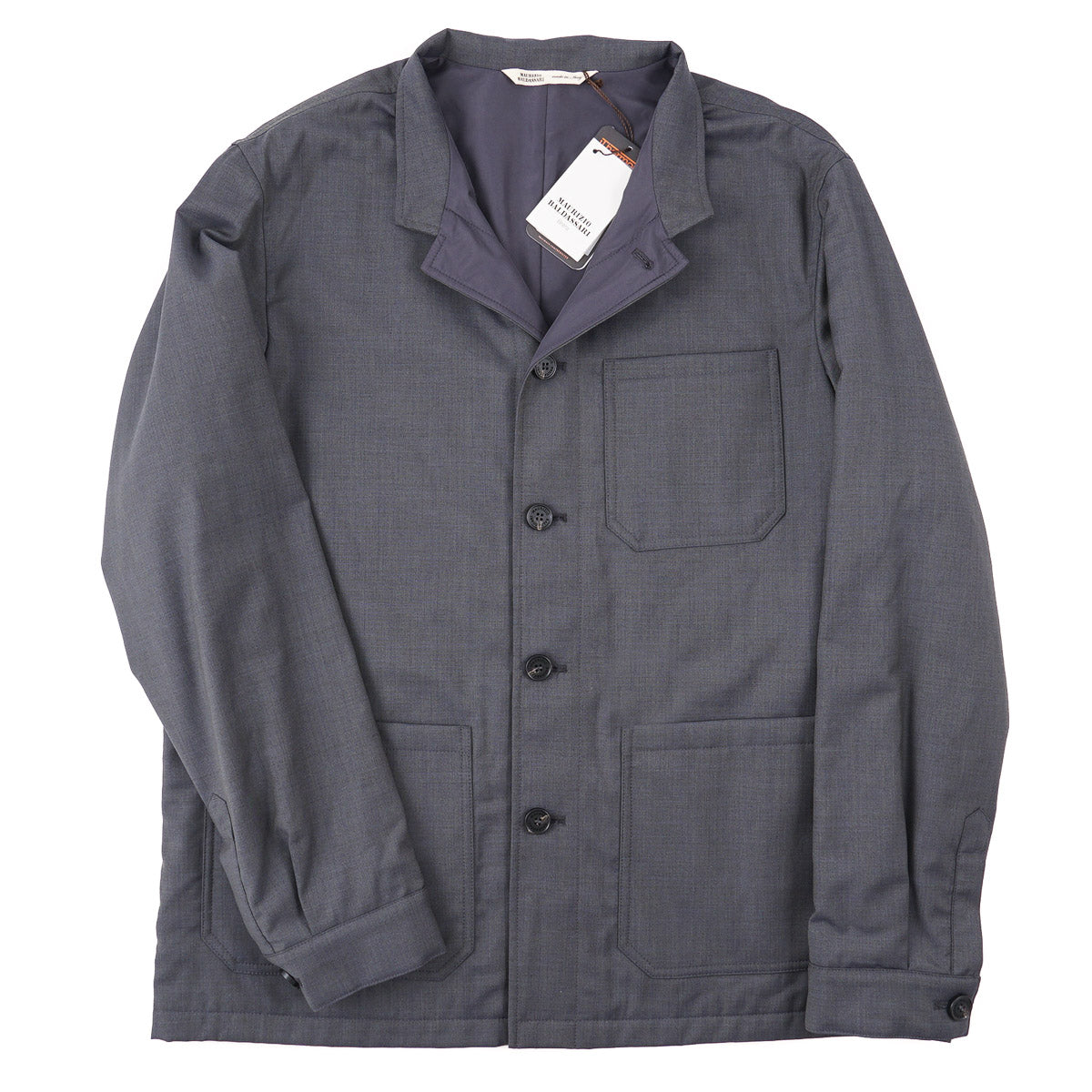 Maurizio Baldassari Wool Padded Chore Jacket - Top Shelf Apparel