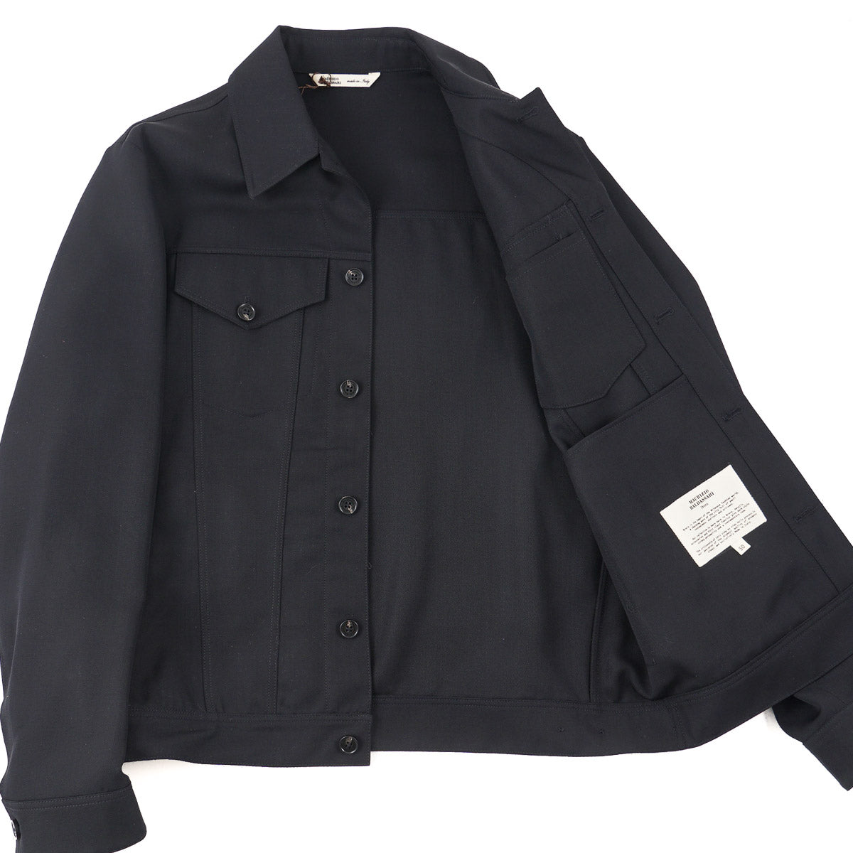 Maurizio Baldassari Light Wool Trucker Jacket - Top Shelf Apparel