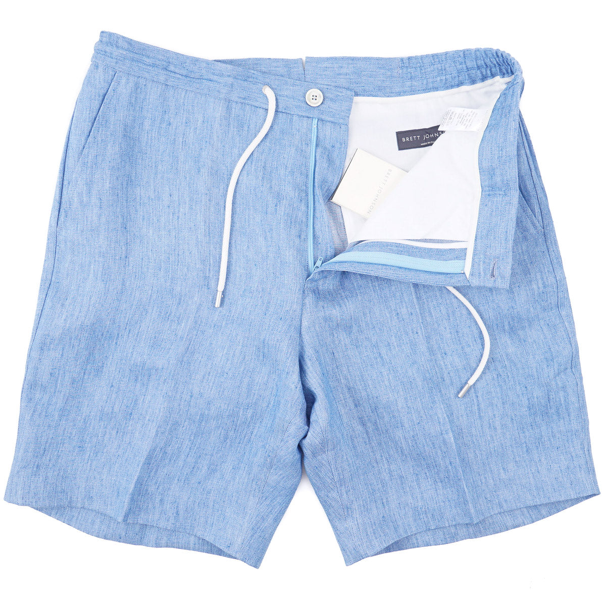 Brett Johnson Linen Drawstring Shorts - Top Shelf Apparel