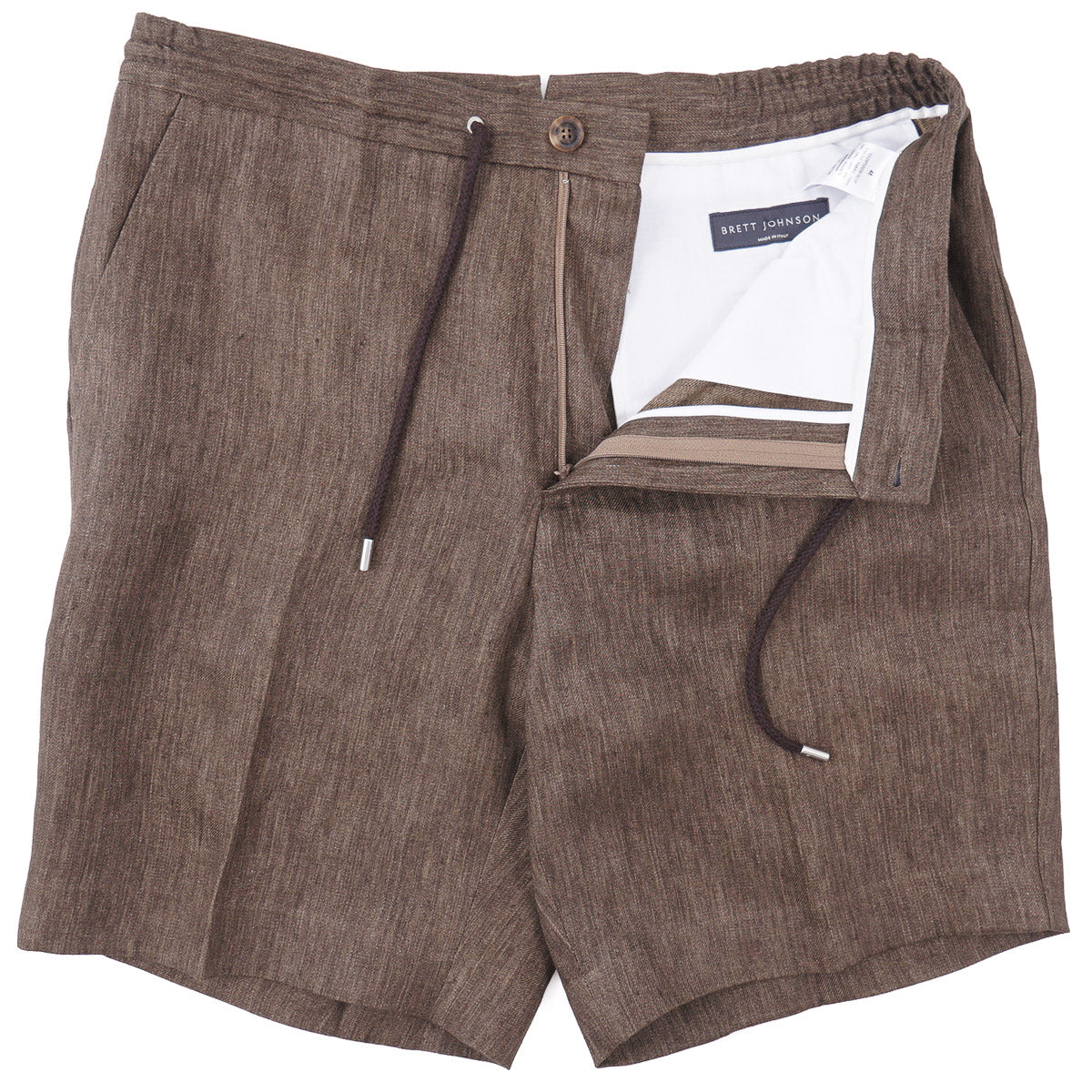 Brett Johnson Linen Drawstring Shorts - Top Shelf Apparel