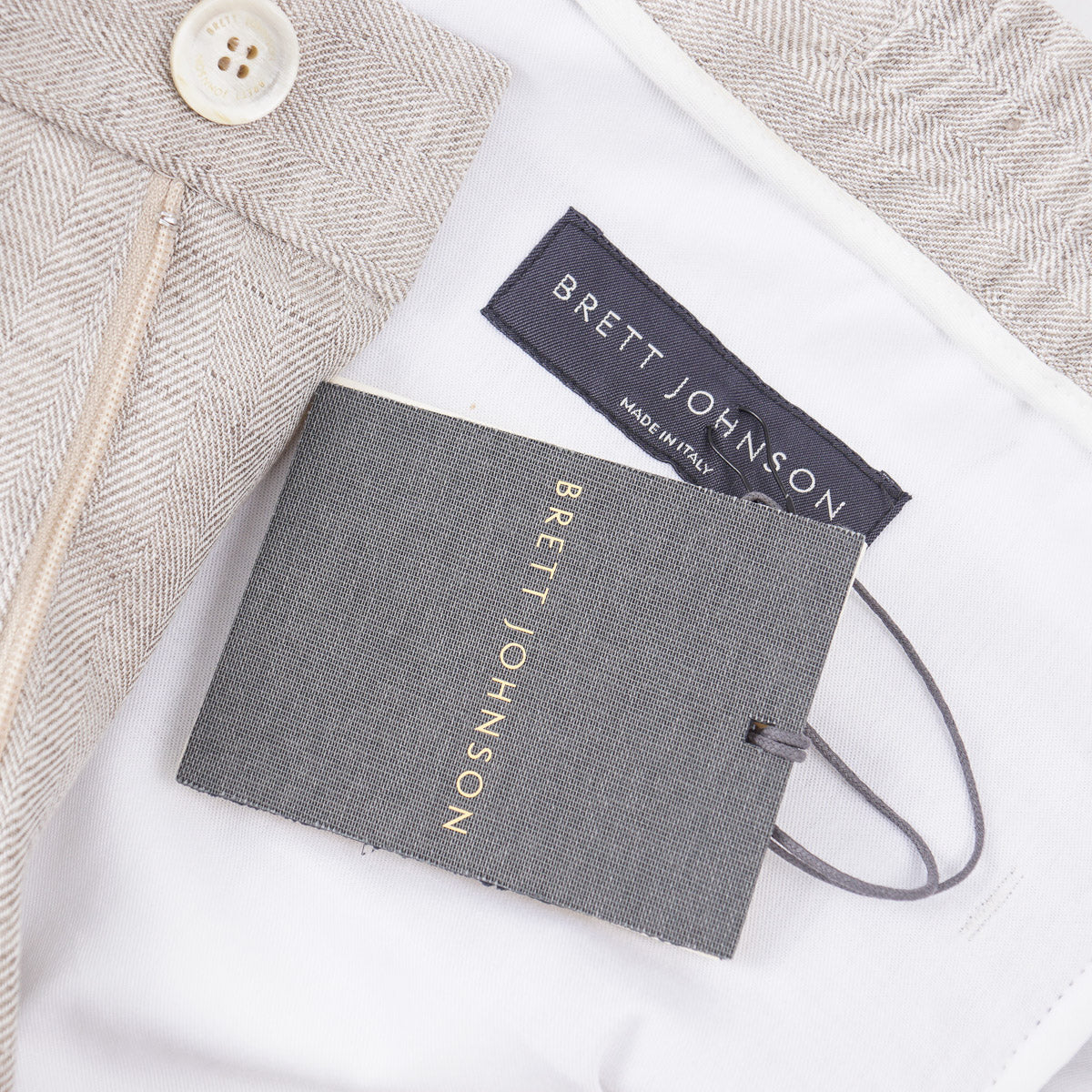 Brett Johnson Linen Drawstring Shorts - Top Shelf Apparel