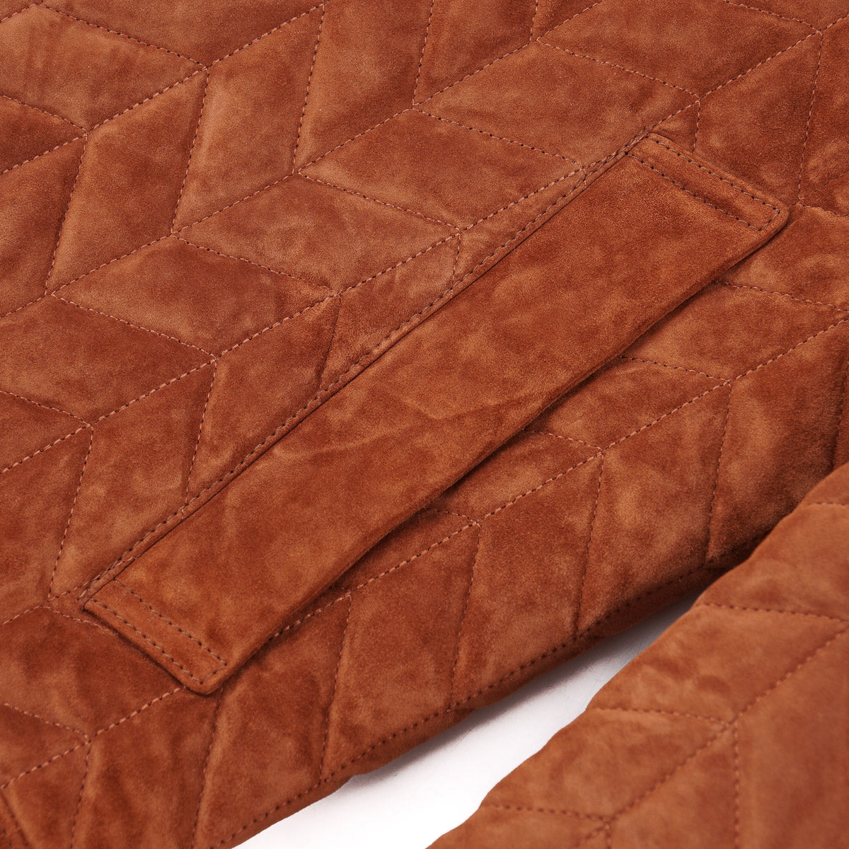 Brett Johnson Quilted Suede Bomber Jacket - Top Shelf Apparel