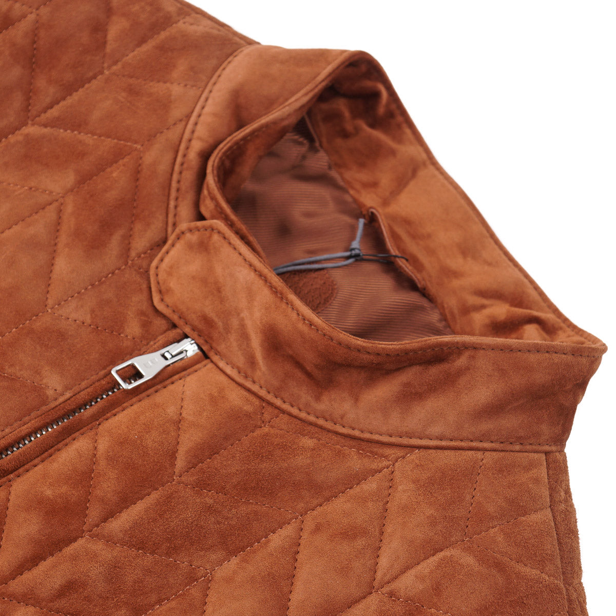 Brett Johnson Quilted Suede Bomber Jacket - Top Shelf Apparel