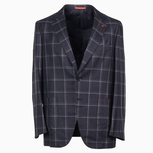 Isaia Slim Wool-Silk-Linen Sport Coat